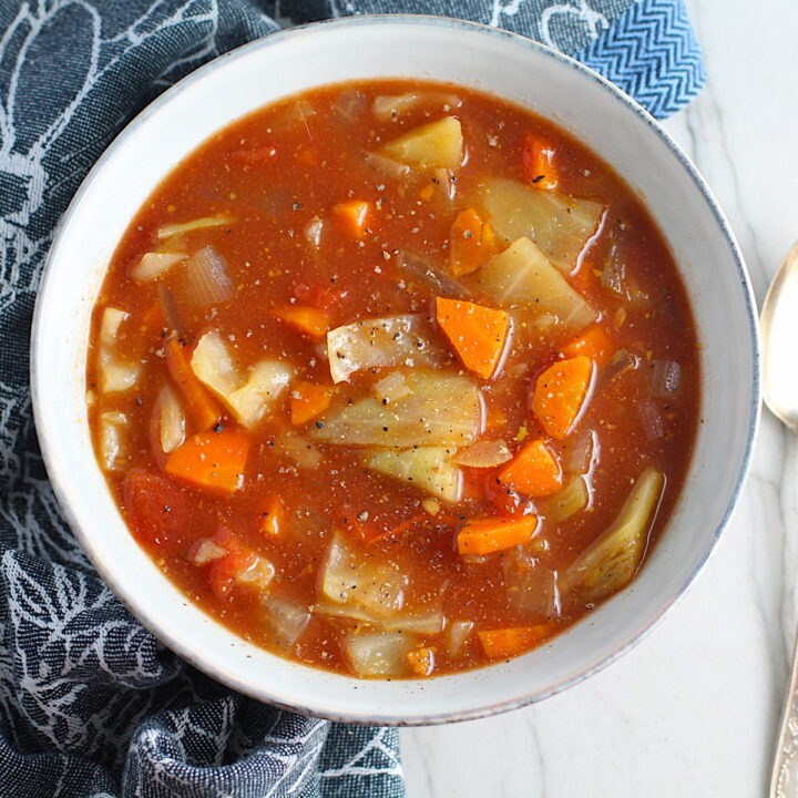 Easy Detox Cabbage Soup Recipe - Talking Meals