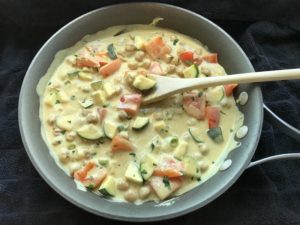 Vegetarian Curry Bowl with Chickpeas