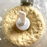 Hummus blended in food processor to go into Pita Bread Sandwiches Recipe.