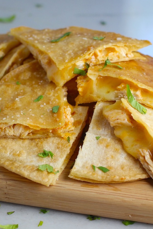 Corn Tortilla Quesadilla Side ECU Vert ~ Talking Meals