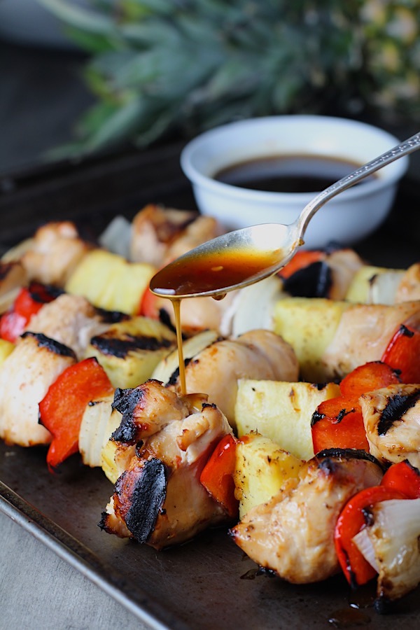 Hawaiian Chicken Kabobs Story Talking Meals