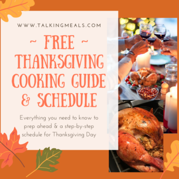 Thanksgiving Cooking Guide and Schedule