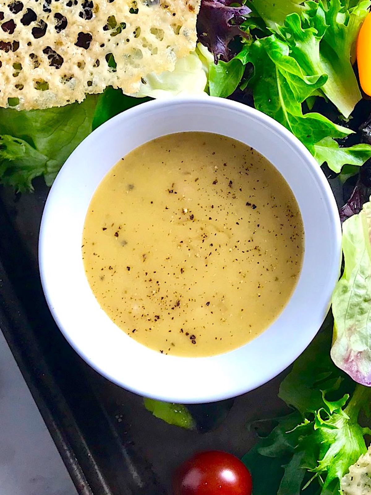 yellow mustard salad dressing recipe Easy Honey Mustard Vinaigrette (with a Kick)