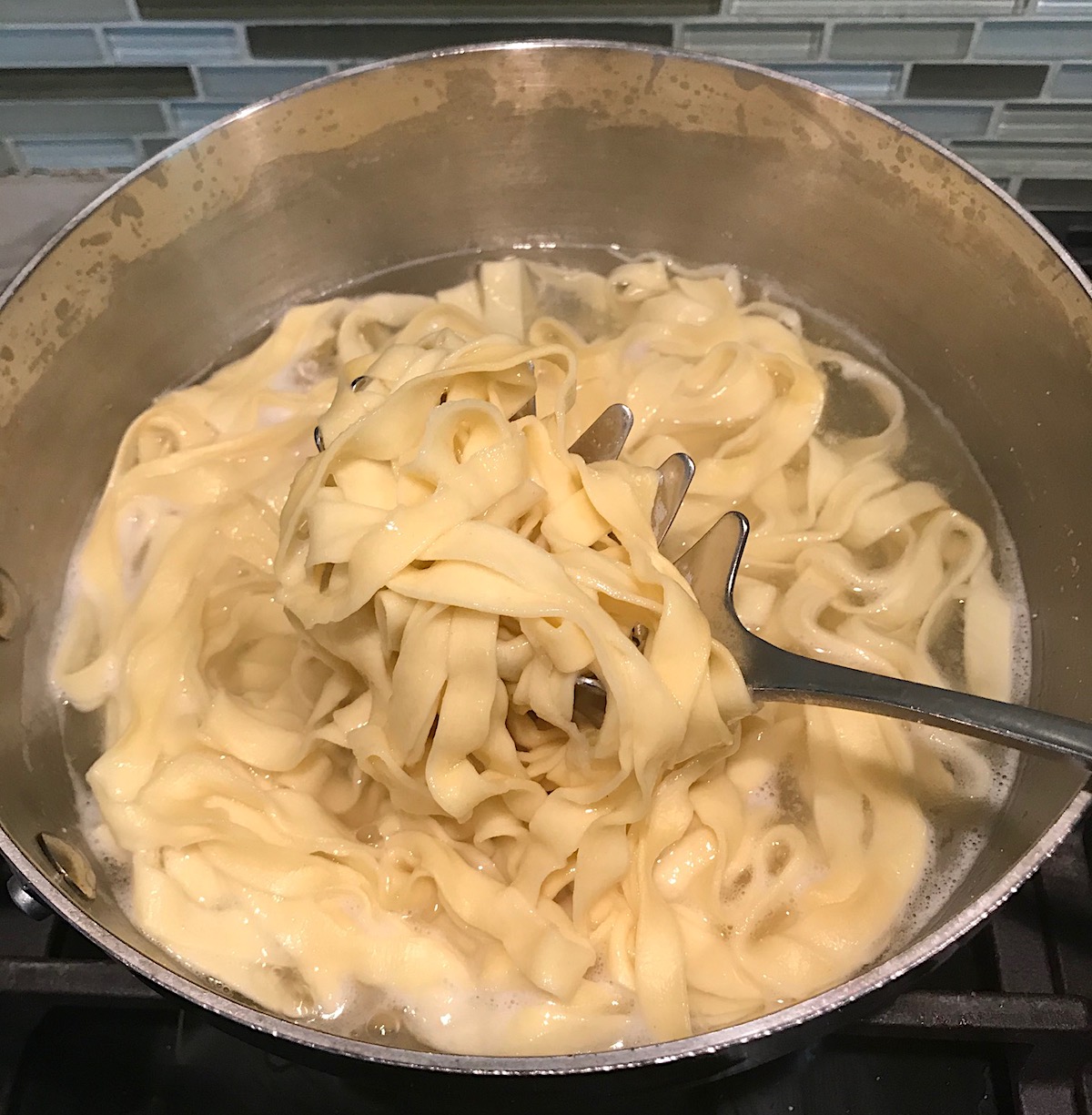 Cooking fresh online pasta