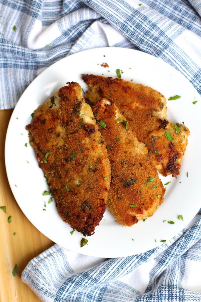 Baked Italian Chicken Cutlets {30 Minutes!} - Talking Meals