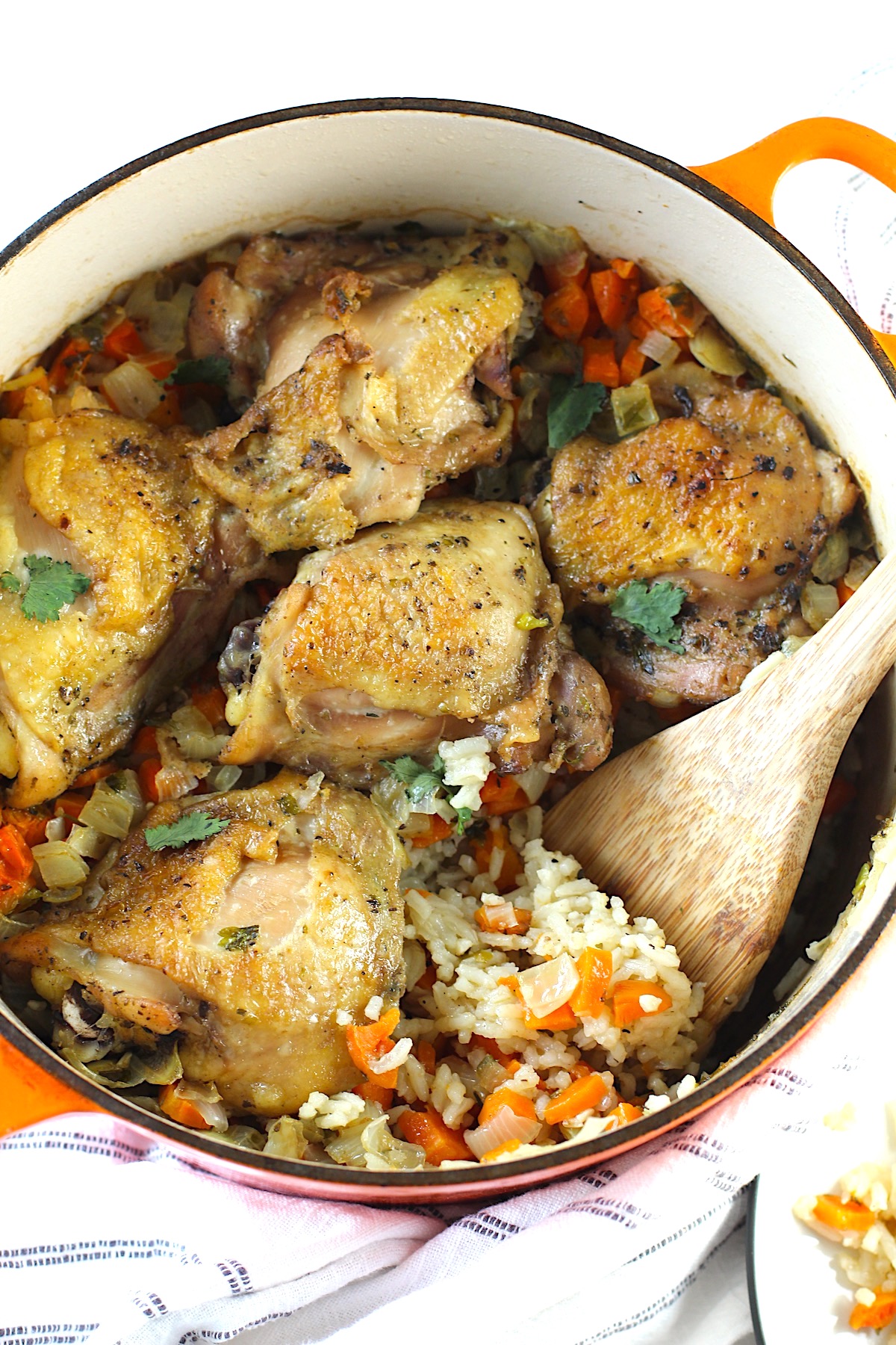 Dutch Oven Chicken and Rice Dinner - Talking Meals