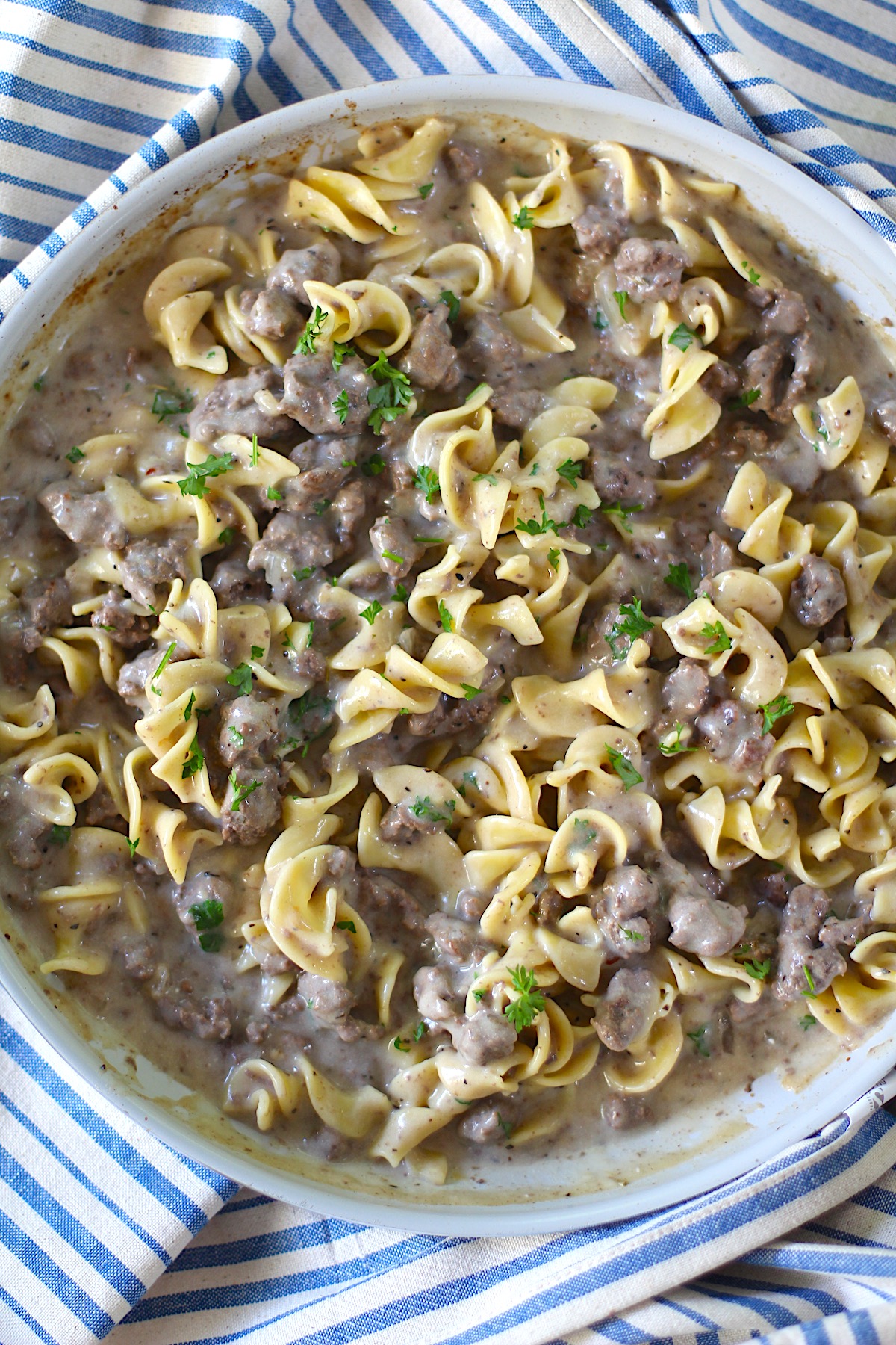 Beef & Noodles with Ground Beef