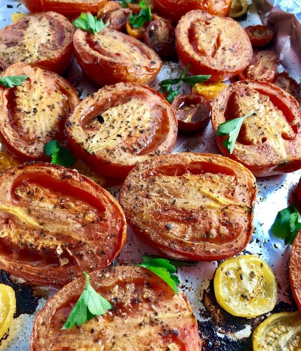 Roasted Tomatoes cooked CU parsley